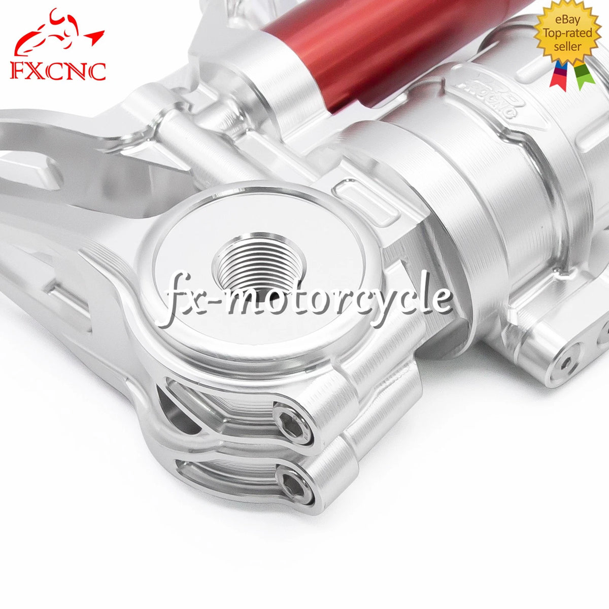For Honda XADV750 2017-2026 Red Absorber Lower Shock Mount Support Base Aluminum