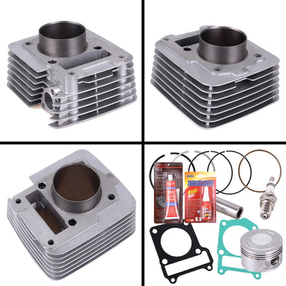 Big Bore Cylinder Piston Gasket Top End Rebuild Kit For Yamaha TTR125 2000-2005