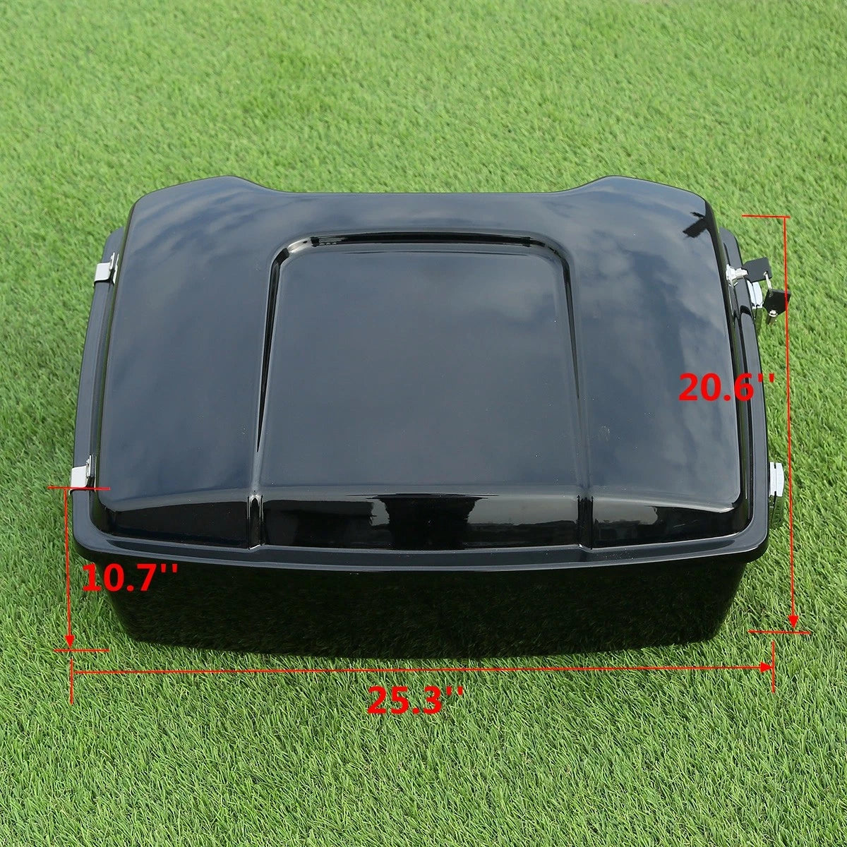 Chopped Pack Trunk Rack Fit For Harley Touring Street Road Glide 1997-2013
