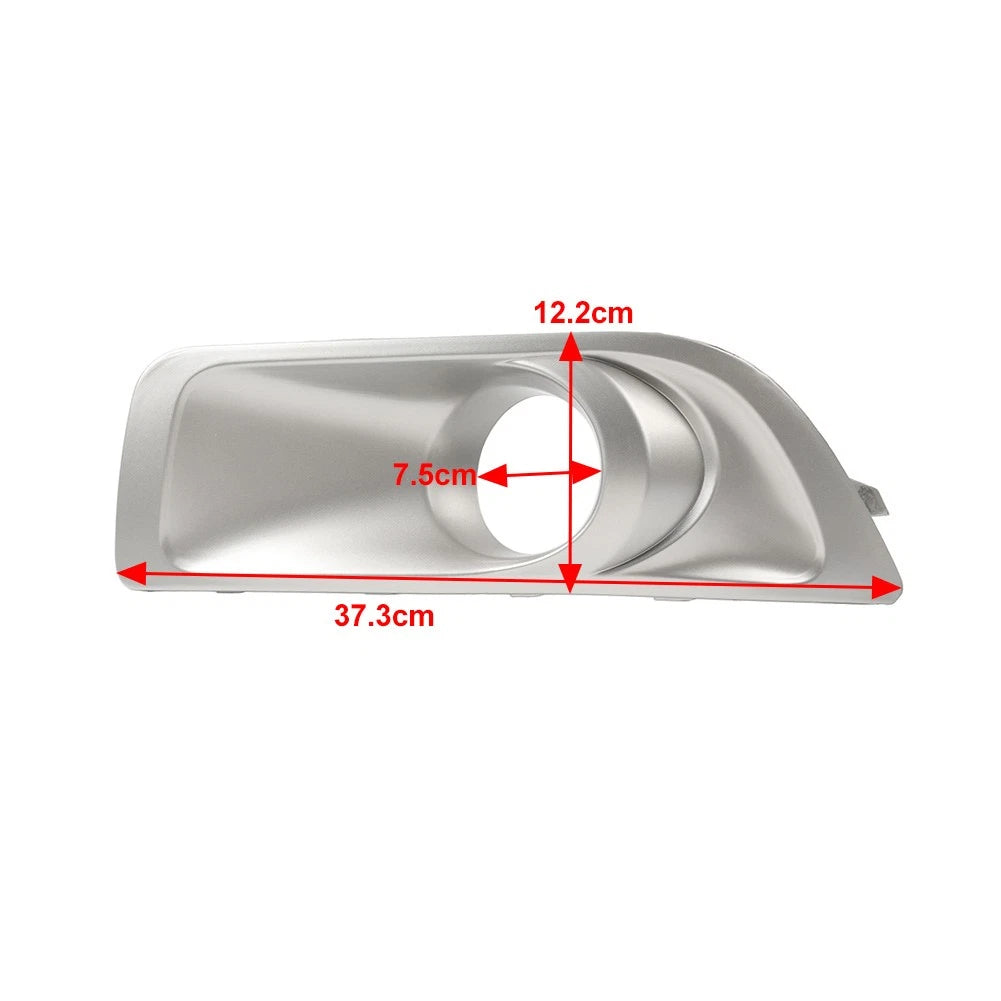 1x Right Front Bumper Fog Light Trim Bezel Cover Silver For Subaru Outback 10-12