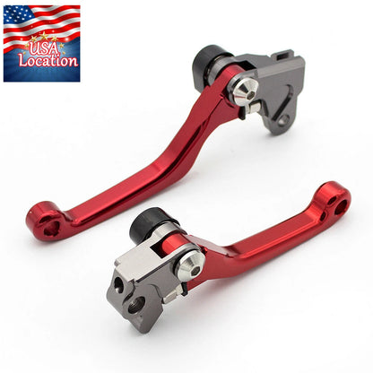 For Honda XR650R 2000-2006 CR500 1992-2001 Pivot Clutch Brake Levers Grips USA