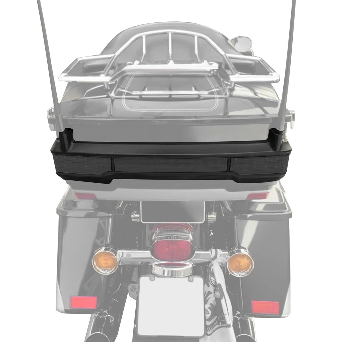 Smoke LED Tail Brake Light Fit For Harley Touring Electra Road Glide 97-13