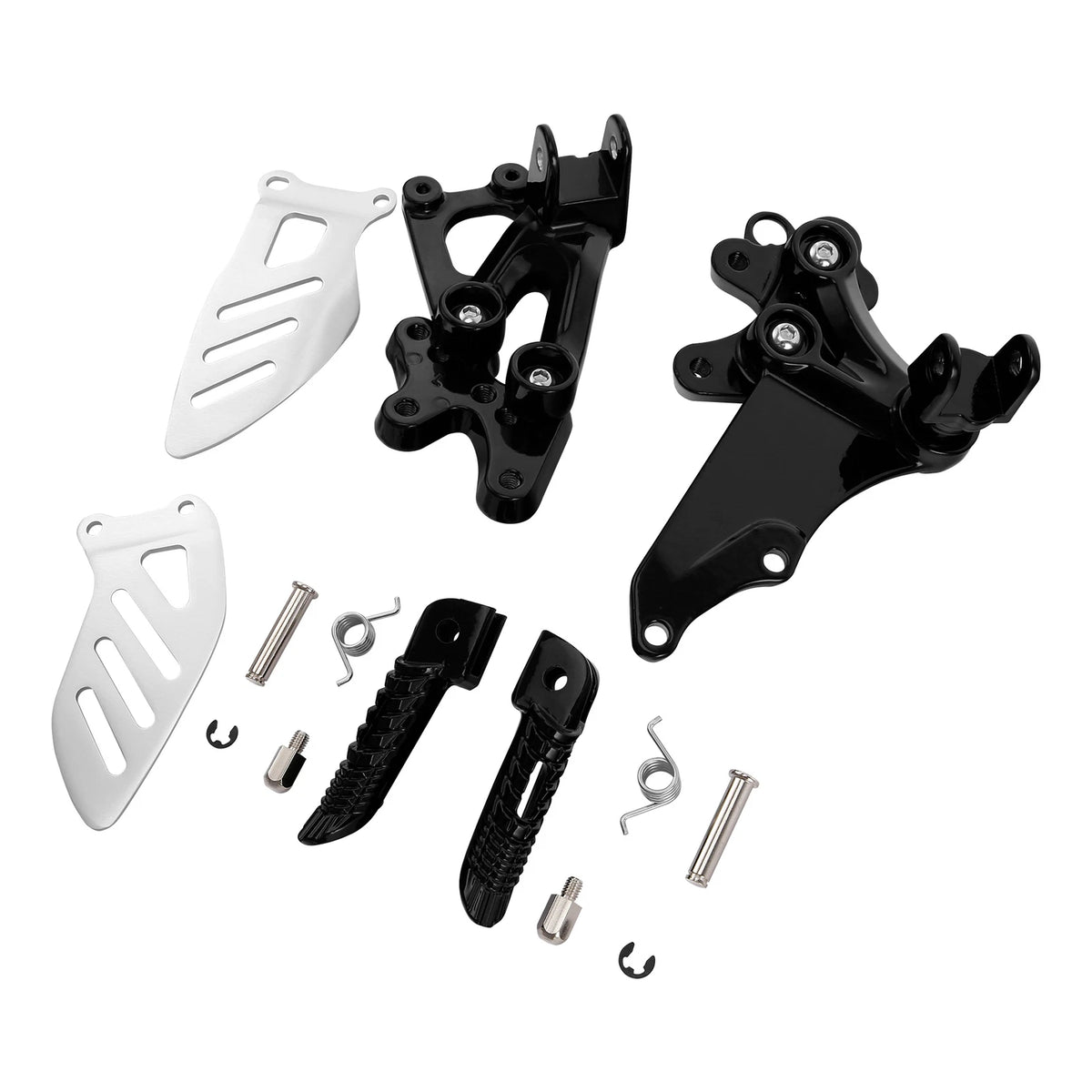 Front Driver Footrest Footpegs Bracket Fit For SUZUKI GSXR600 GSXR750 2006-2010