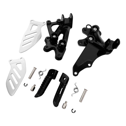 Front Driver Footrest Footpegs Bracket Fit For SUZUKI GSXR600 GSXR750 2006-2010