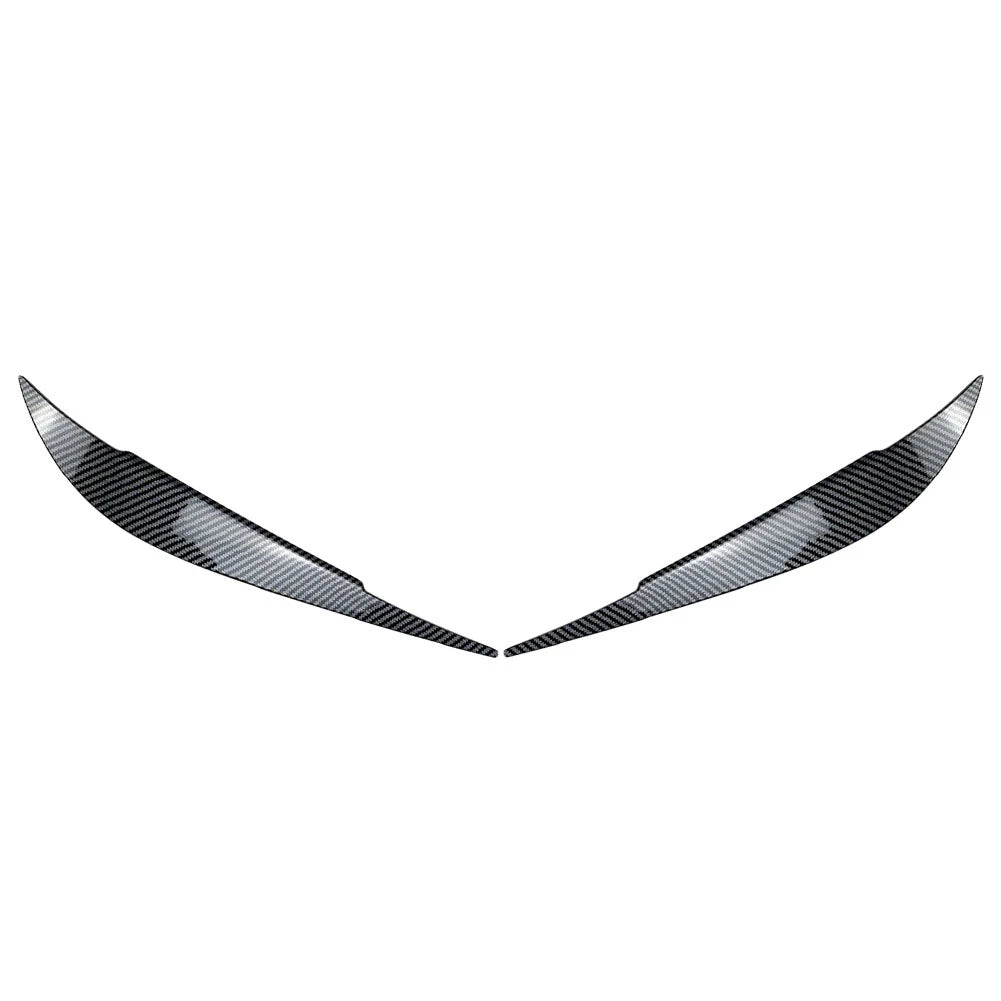 Front Headlight Eyebrow Trim For BMW 4 Series F32 F33 F36 2012-2020 Carbon Fiber
