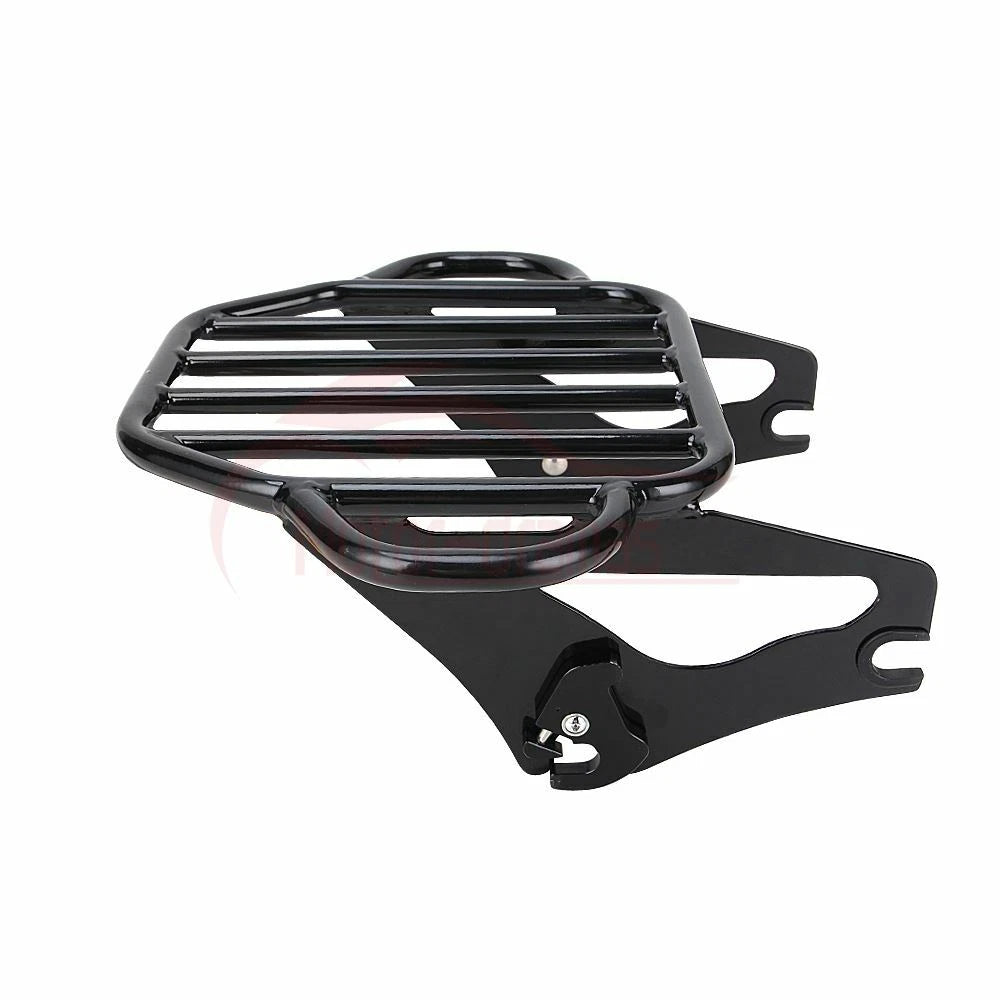 Black Trunk Tour pak pack Mounting Rack+Docking Kit For Harley 2014-2022 Touring