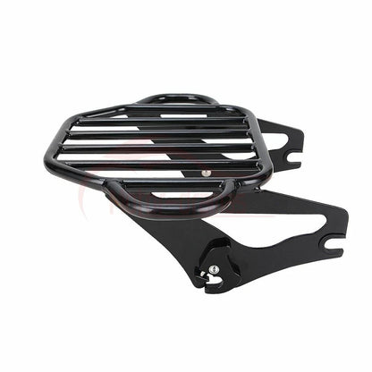 Black Trunk Tour pak pack Mounting Rack+Docking Kit For Harley 2014-2022 Touring