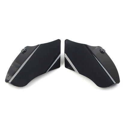 For Harley Softail Fatboy FLSTF 2000-2017 2ⅹ Saddle Shields Heat Deflector Black