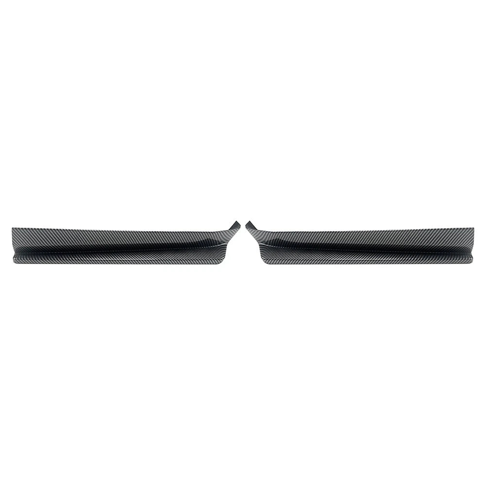Carbon Fiber Pattern Rear Bumper Side Aprons Spats For Suabru WRX STI VA 2015-21