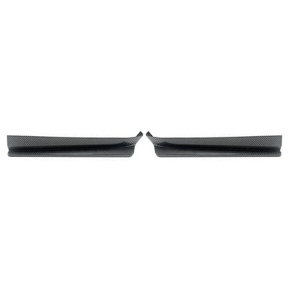 Carbon Fiber Pattern Rear Bumper Side Aprons Spats For Suabru WRX STI VA 2015-21