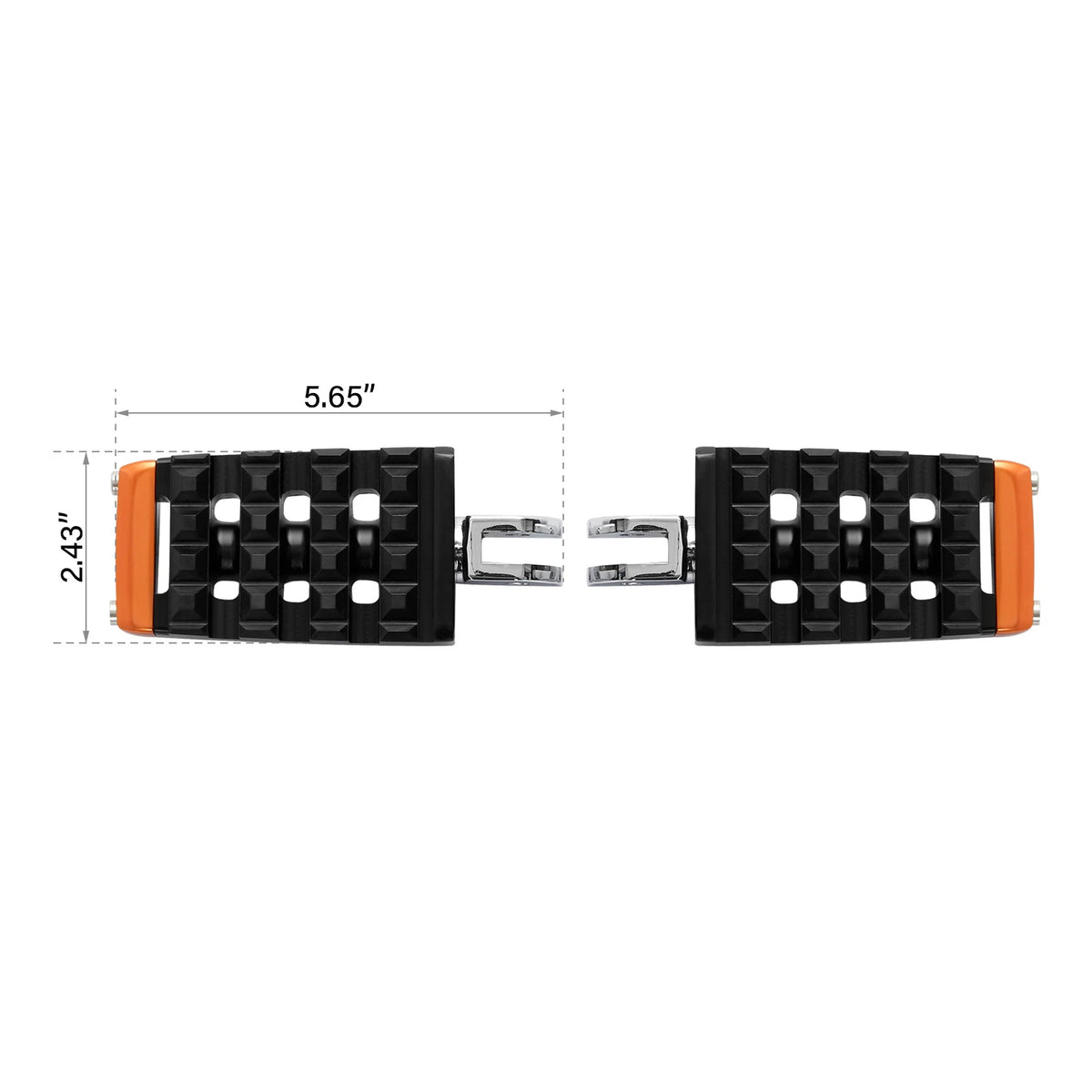 Diver Rider FootPegs Footrests Fit For Harley Softail Street Bob Low Rider 18-24