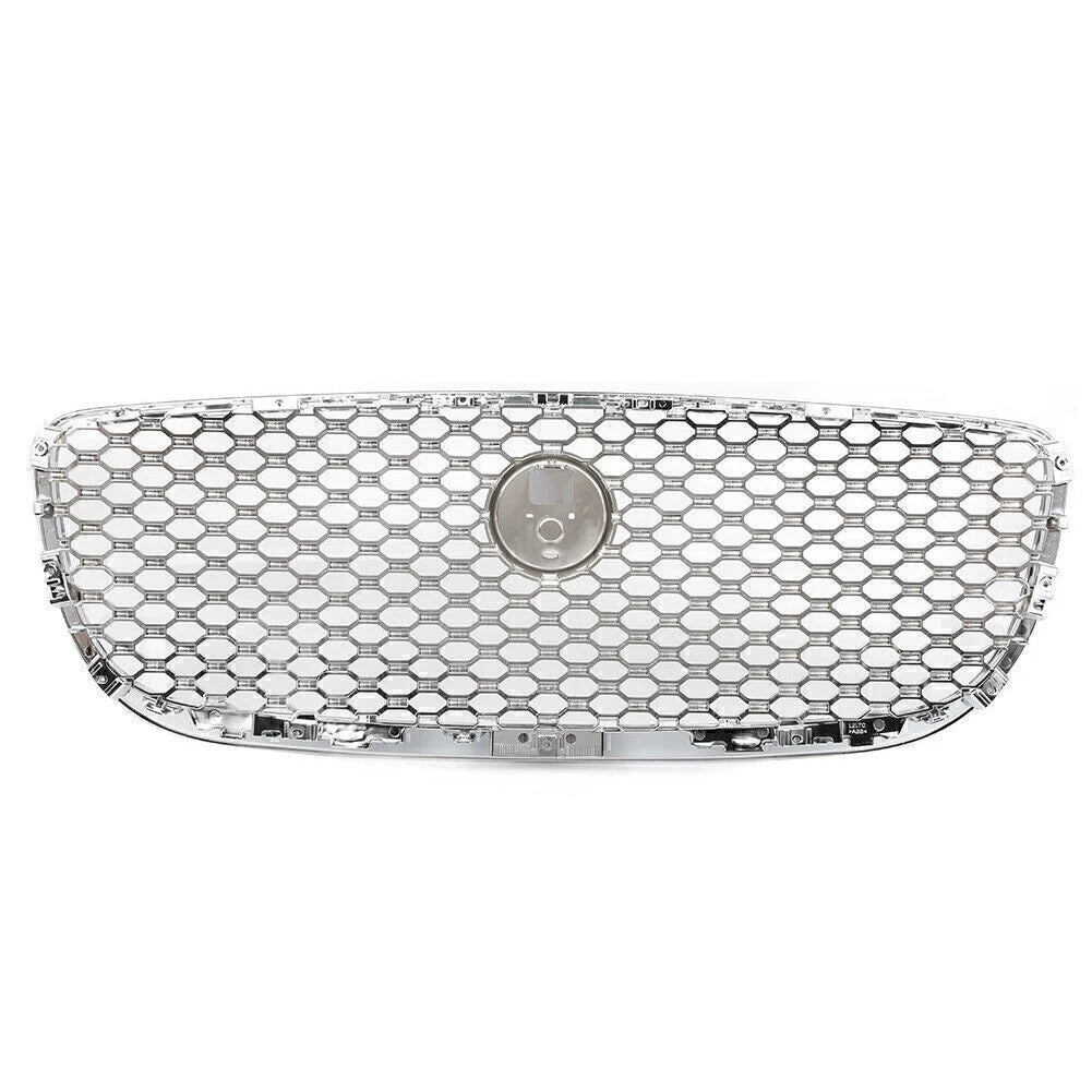 1 Pcs  Front Upper Mesh Grille Radiator Grill for Jaguar XJ 2016-2020 Chrome