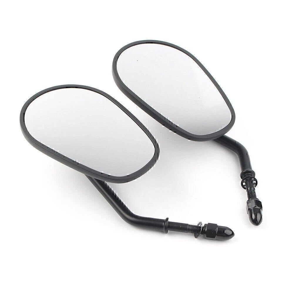 Rearview Mirror Side Mirror For Harley Dyna Iron 883 Fatboy Softail Sportster US