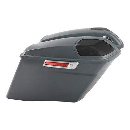4" Stretched Saddlebags & 5" x 7" Speakers Fit For Harley Road Glide King 14-Up