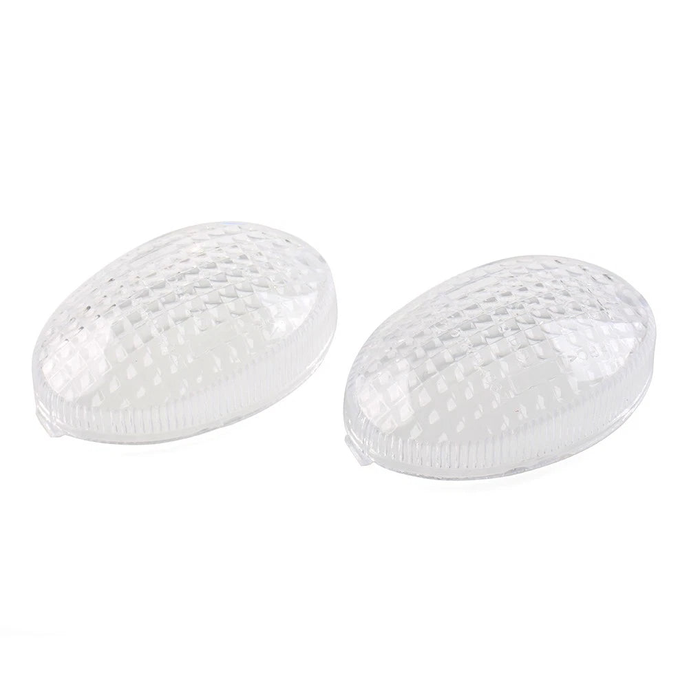 2x Motorcycle Turn Signal Light Lens Fit KAWASAKI EX250R NINJA 250R Vulcan Clear