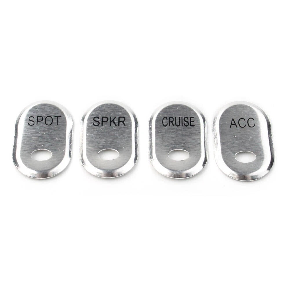 Brushed Panel Switch Covers Fit Harley Touring Electra Glide Road Glide Chrome