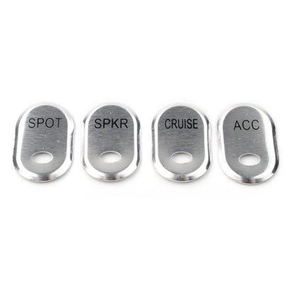 Brushed Panel Switch Covers Fit Harley Touring Electra Glide Road Glide Chrome