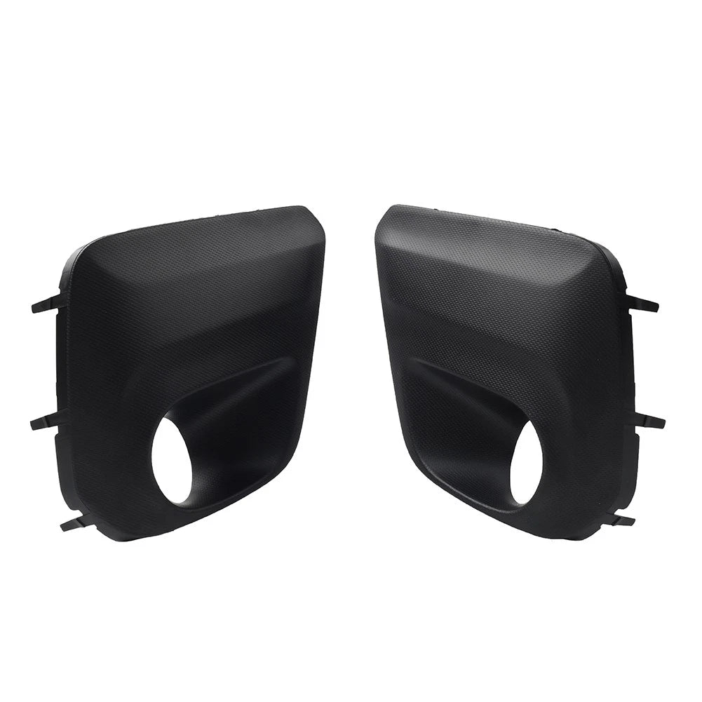 1 Pair Front Bumper Fog Light Bezel Cover Black For Subaru Forester 2019-2021