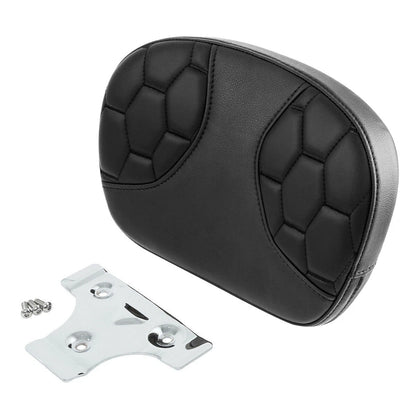 Rear Sissy Bar Backrest Pad Fit For Harley Electra Street Glide Softail Fat Bob
