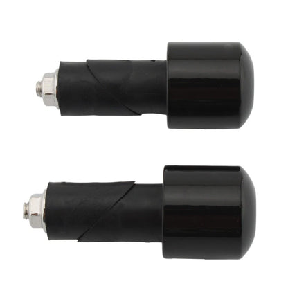 Motor Bar Ends Hand Grip Handlebar End Cap Black For Yamaha VMAX 400 450 500 750