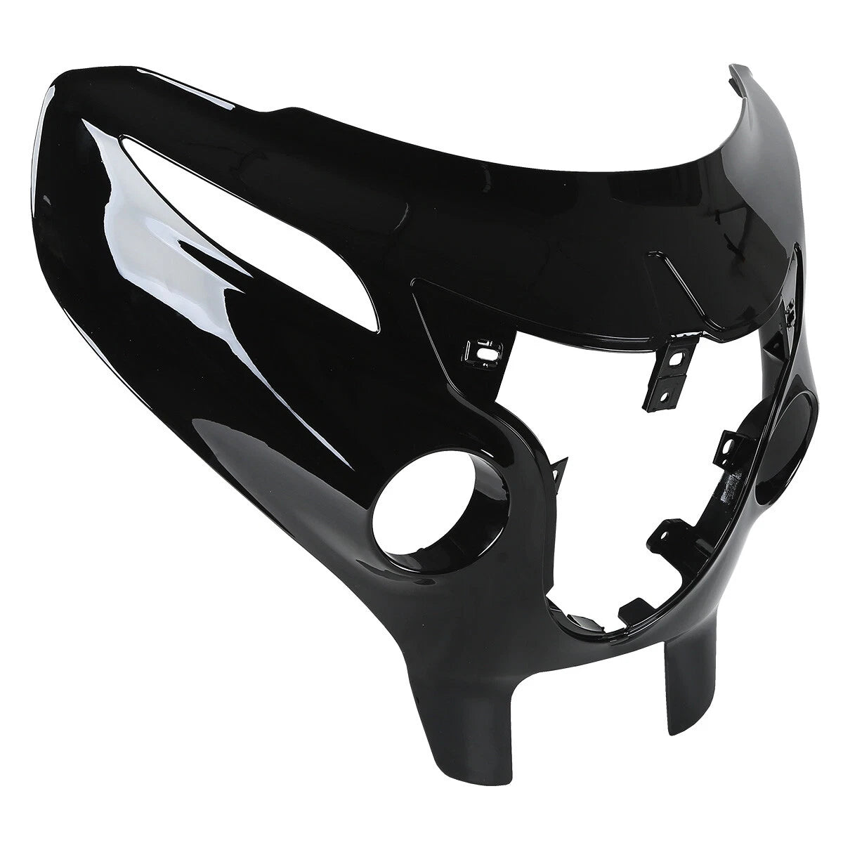 Front Outer Fairing &Headlight Bezel For Indian Chieftain Dark Horse 16-18 Black