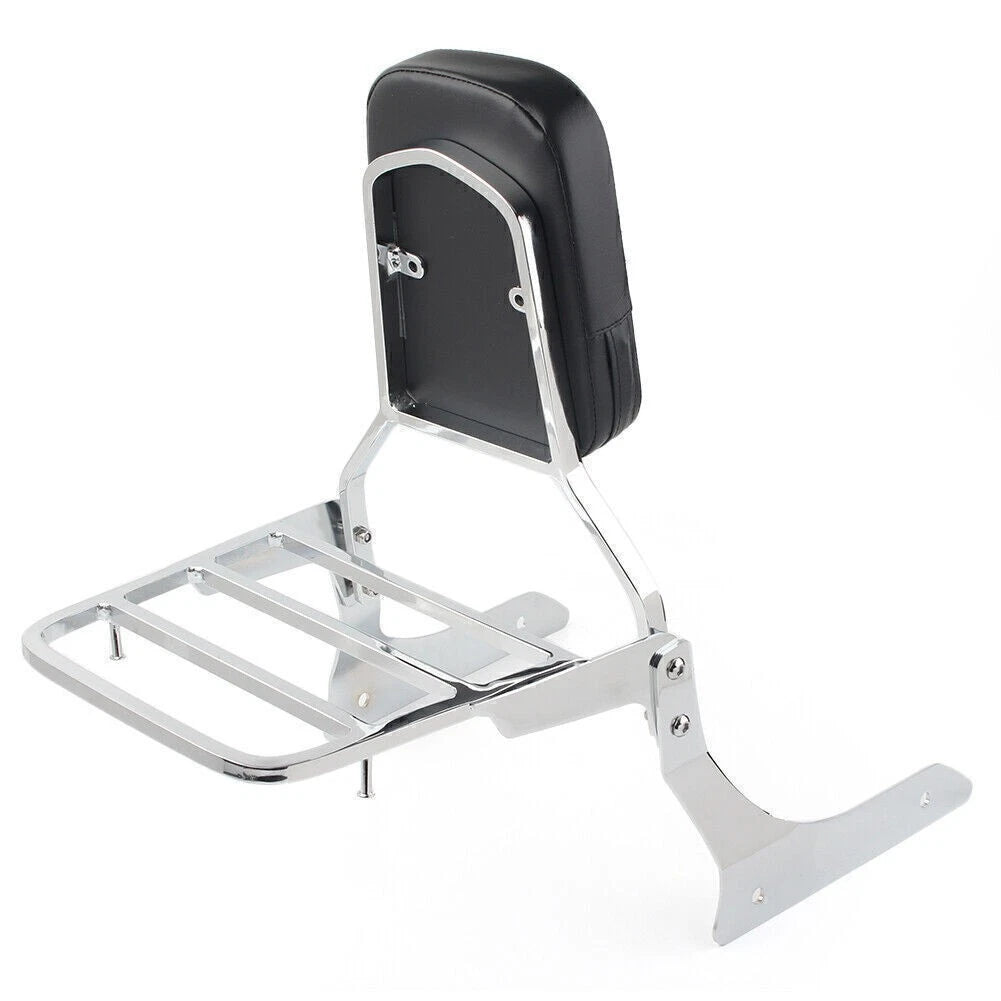 Sissy Bar Backrest Rear Luggage Rack Fit Yamaha Stryker 1300 XVS1300 11-17 Chrom