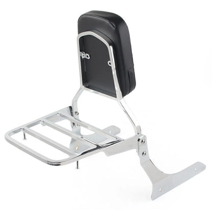 Sissy Bar Backrest Rear Luggage Rack Fit Yamaha Stryker 1300 XVS1300 11-17 Chrom