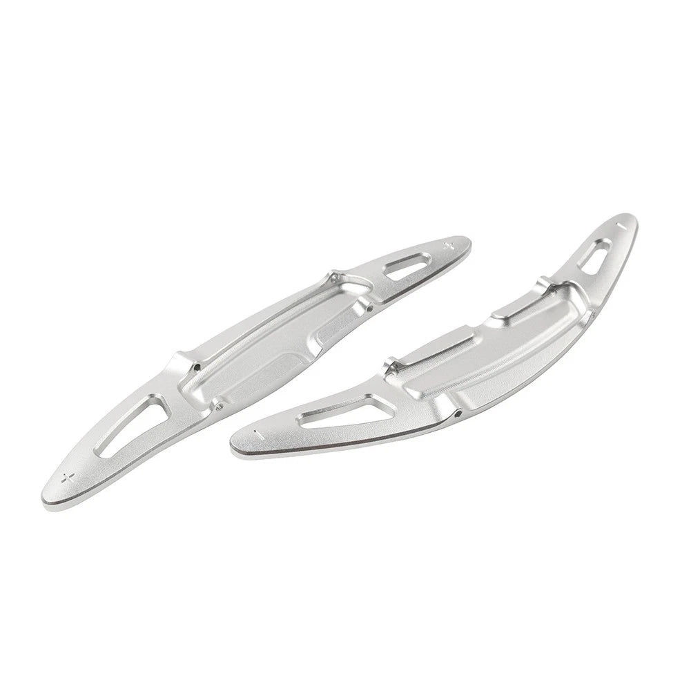 Steering Wheel Paddle Shifter Extension For Porsche Macan Panamera 911 Silver