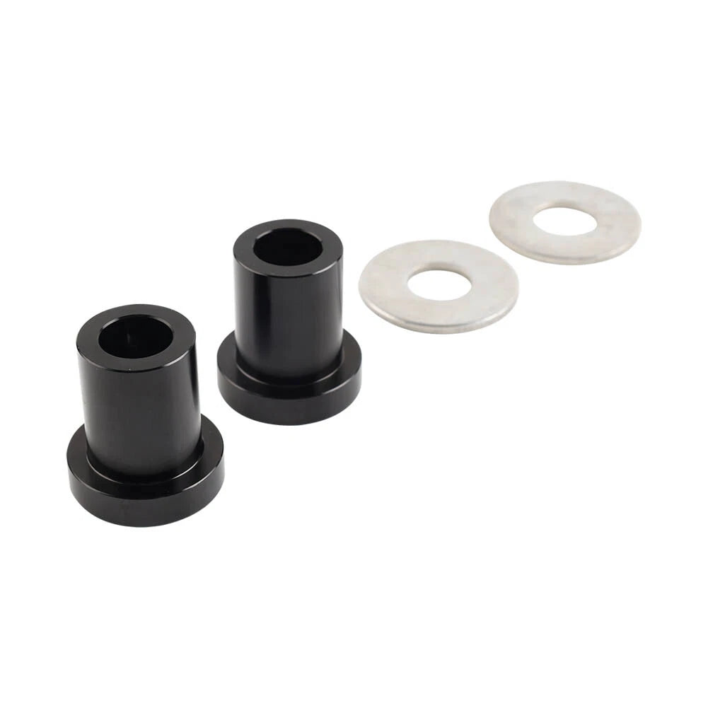 CNC Solid Handlebar Riser Bushings For Harley Touring Road King Softail Black