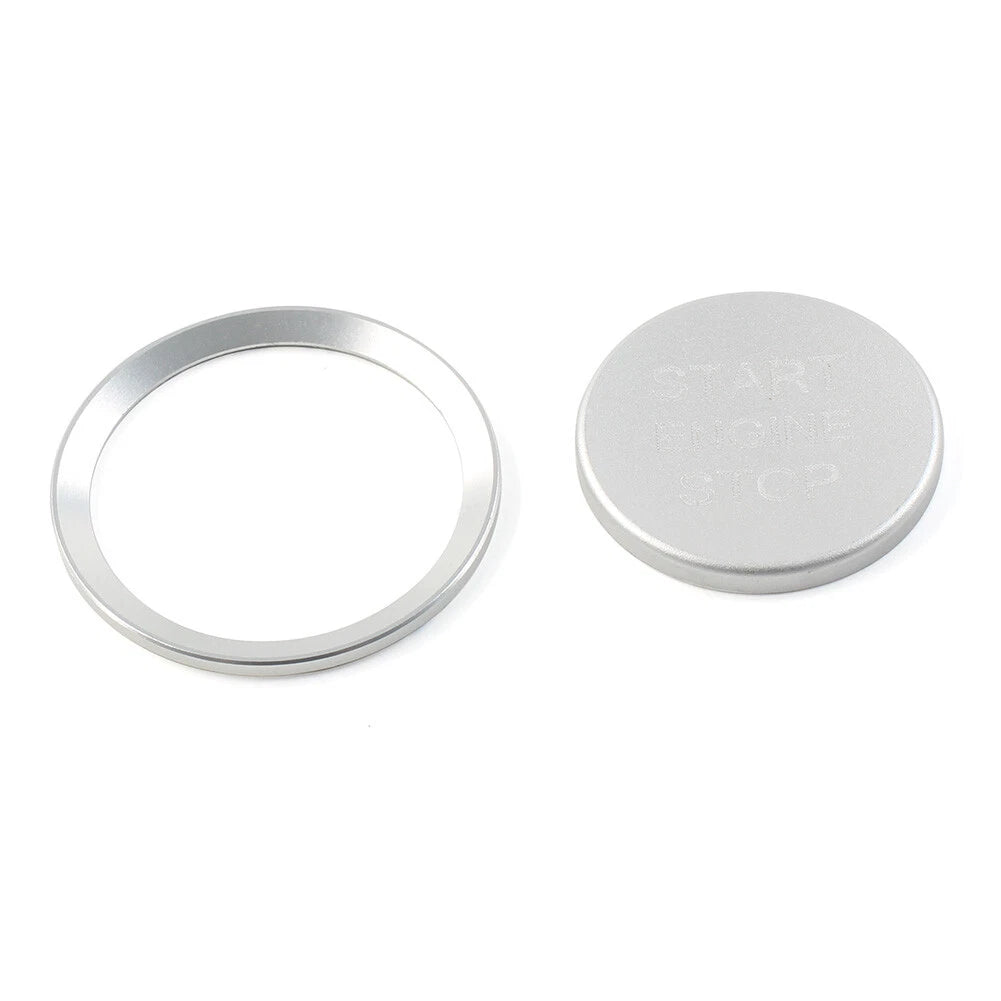 Engine Start Stop Switch Button Cover Trim Fit VW Touran Altas Jetta CC Silver