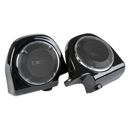 Lower Vented Fairings 6.5'' Speakers Grills Pods For Harley Street Glide 1988-13
