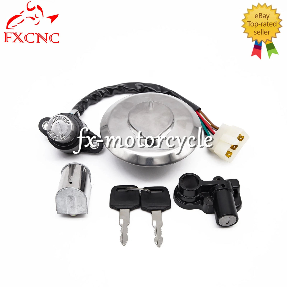 For Honda CMX250 (REBEL)1985-2014 Ignition Switch Gas Cap Fuel Tank Seat Key Set
