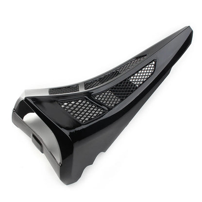 Tall Chin Spoiler Scoop Stretched For Harley Street Road Glide 2014+ Gloss Black