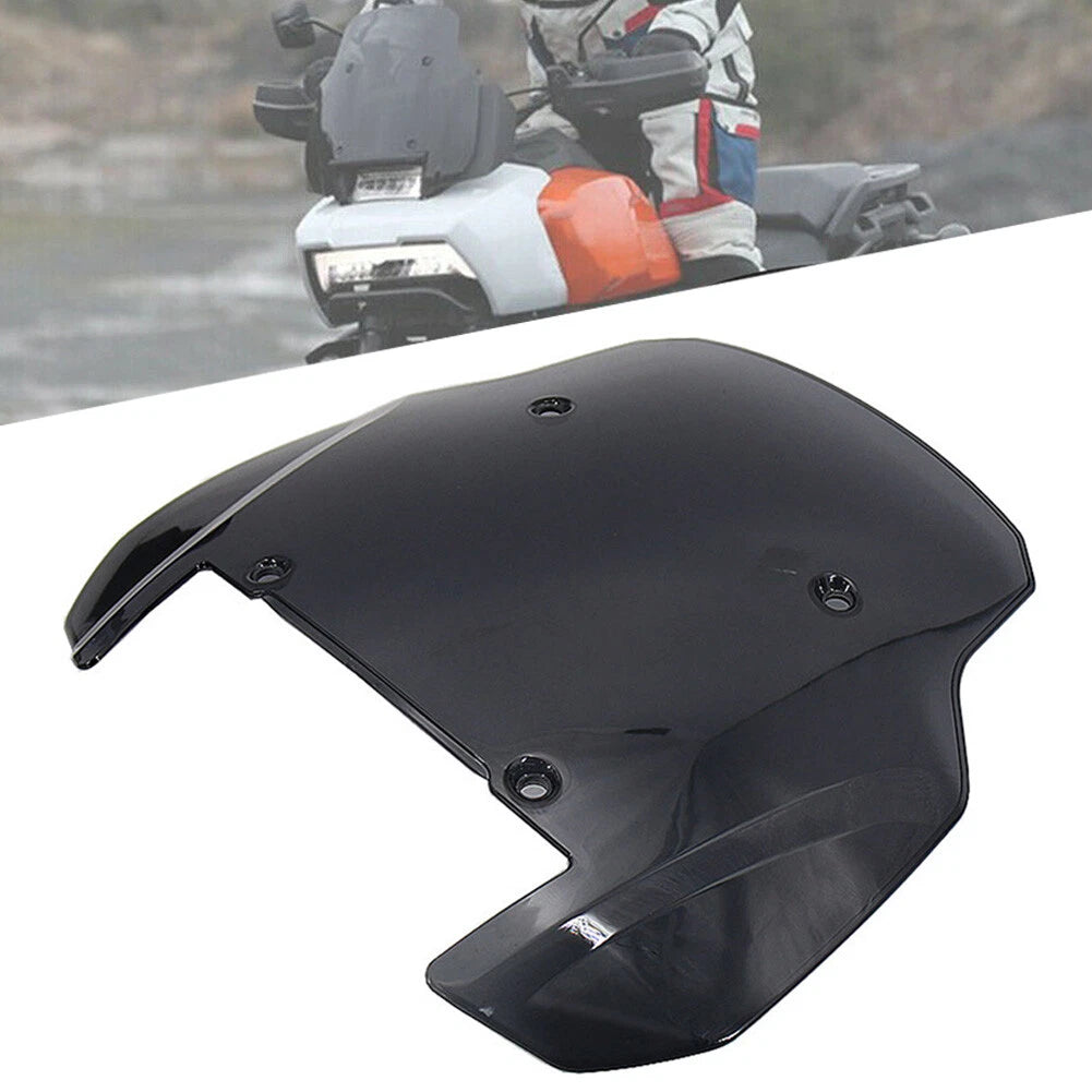 For PAN AMERICA 1250 S 21 Windshield Windscreen Front Deflector Protector Black