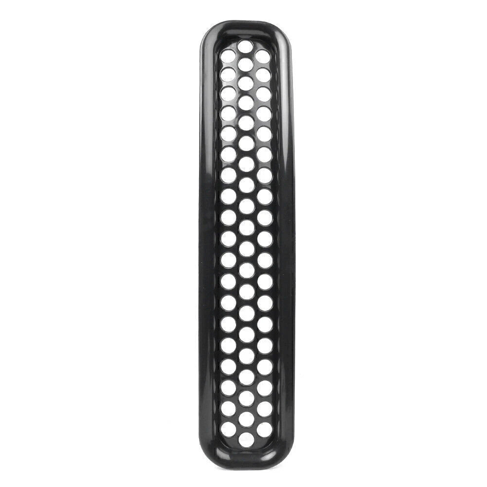 Front Grille Cover Insert Mesh Grill Black For Jeep Wrangler TJ 1997 1998 - 2006