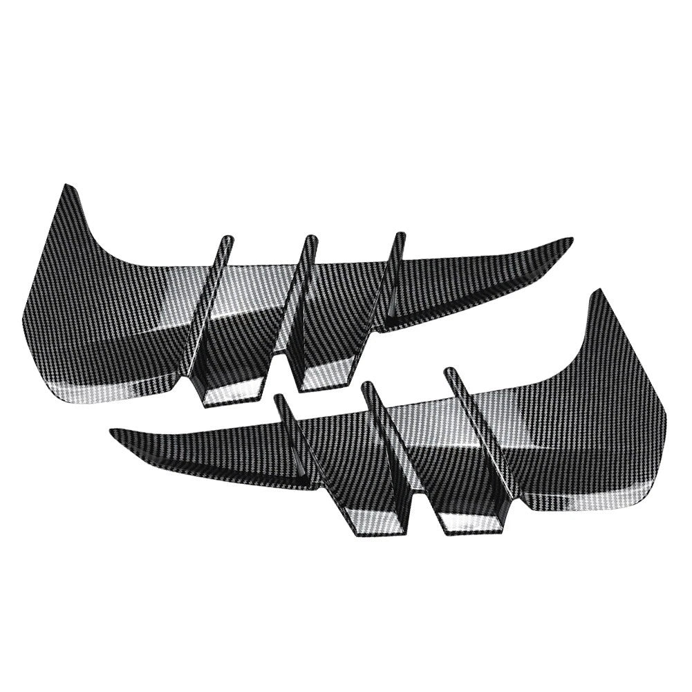 Side Fender Vent Air Wing Cover For Subaru BRZ For Toyota GR86 22-24 Carbon Blk