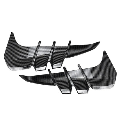 Side Fender Vent Air Wing Cover For Subaru BRZ For Toyota GR86 22-24 Carbon Blk
