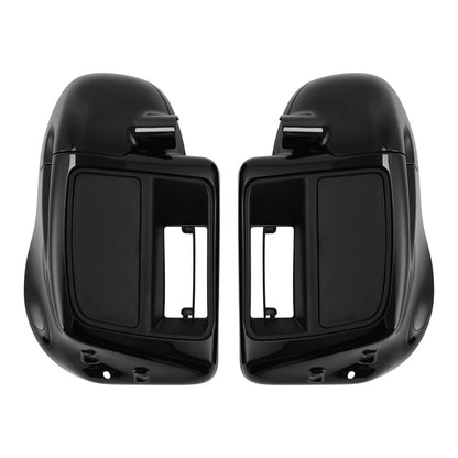 Lower Vented Fairing + 6.5"Speaker Box Pod Fit For Harley Touring Glide FL 14-24