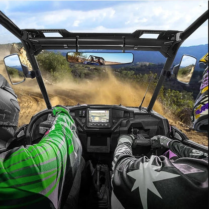 UTV ATV Rear View Center Mirror with 1.75" Clamp for Polaris RZR XP1000 900