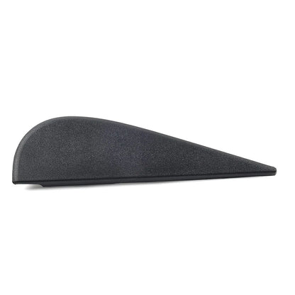 Door Side Mirror Triangle Flag Applique Left Black Fit Jeep Wrangler JK 2007-18