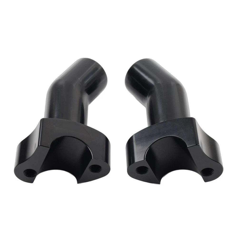 3 1/2" Pullback Handlebar Risers Fit Harley 1" Bar Dyna Softail Road King Black