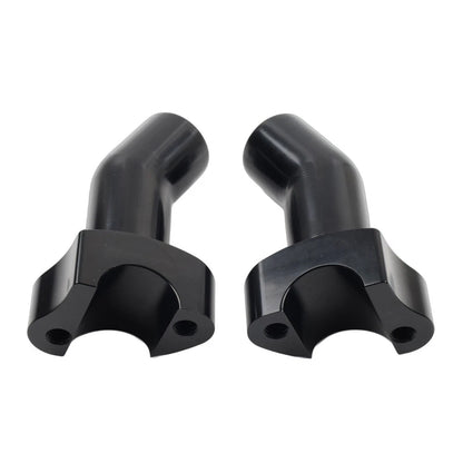 3 1/2" Pullback Handlebar Risers Fit Harley 1" Bar Dyna Softail Road King Black