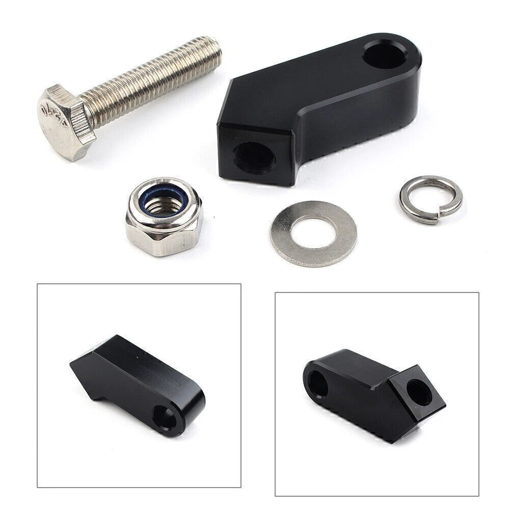 Headlight Mounting Block Bracket Black Fit for Harley Custom Headlight Mount US