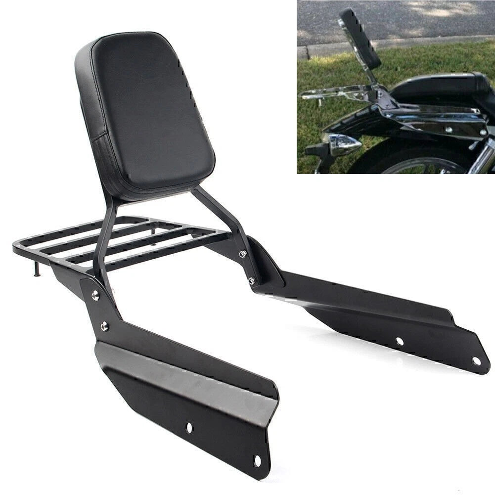 Backrest Sissy Bar with Luggage Rack For Honda VTX1300 VTX1800 N/R/S/T 2002-2009
