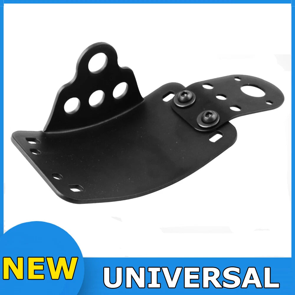 Side Mount License Plate Bracket Motorcycle Tail Light Holder For Harley Bobber