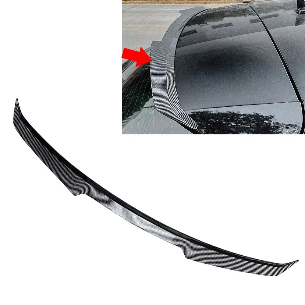 Carbon Fiber Rear Roof Spoiler Wing Lip Spoiler For Audi Q8 SQ8 RSQ8 2019-2024