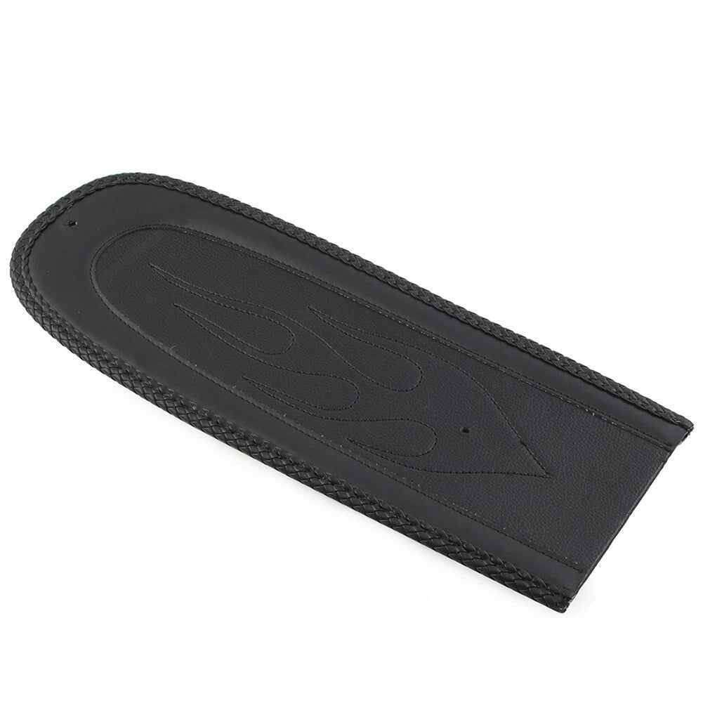 Rear Flame Fender Bib Skin Solo Seat For Harley Dyna Street Bob 2006-2017 Black