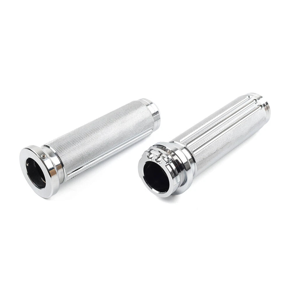 1" Handlebar Hand Grips For Harley Heritage Softail Dyna Chrome US