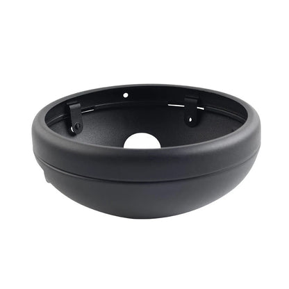 7" Motorcycle Round Headlight Headlamp Light Housing Cover Bucket Matte Black