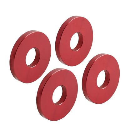 4X Engine Saddlebag Crash Bar Decorative Spacer For Harley Road Glide Red